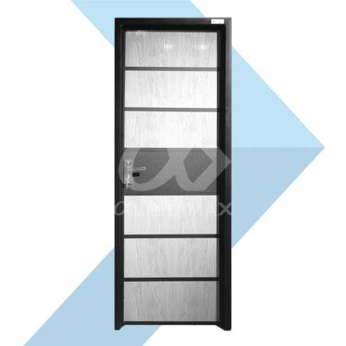 ALPHAMAX Boston G Pintu Kamar Mandi Gudang PVC Aluminium 70 X