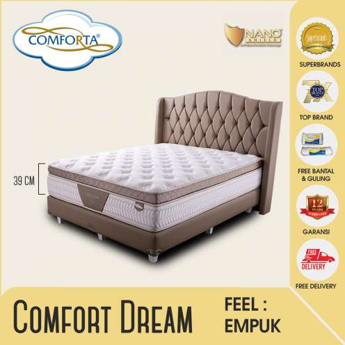 Comforta Kasur Springbed Comfort Dream Fullset X Mitraruma